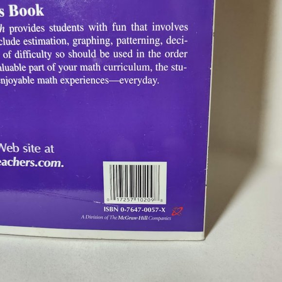 Everyday Math (Grades 6-8) Book Workbook  ‏ 94 pages ISBN-10 ‏ : ‎ 076470057X - Picture 5 of 6
